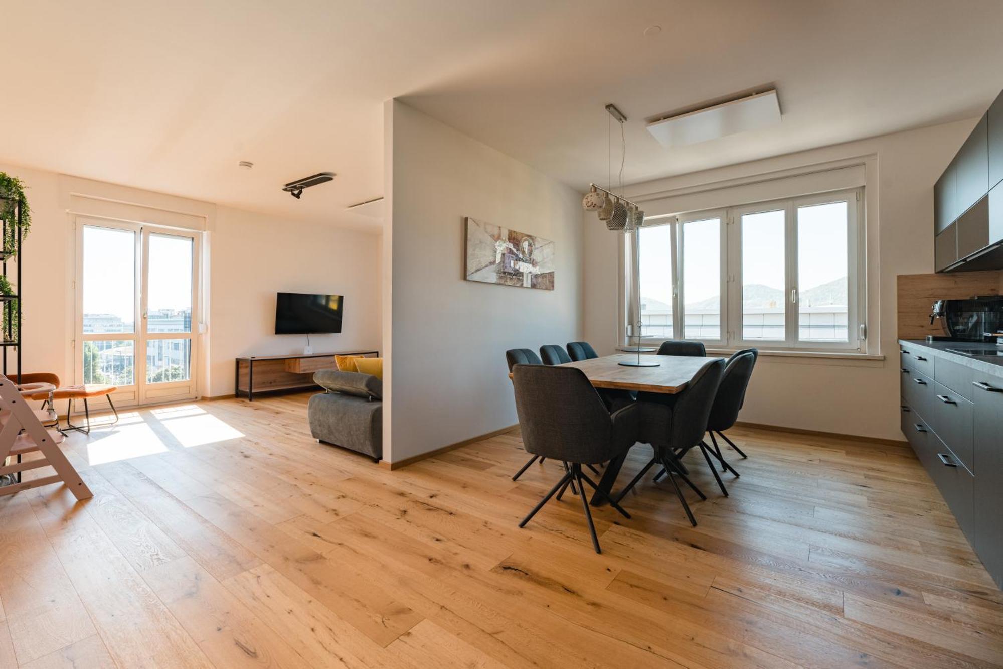 Tamliving Center Luxury 4 Rooms Smart Tv Kitchen Great View Graz Bagian luar foto